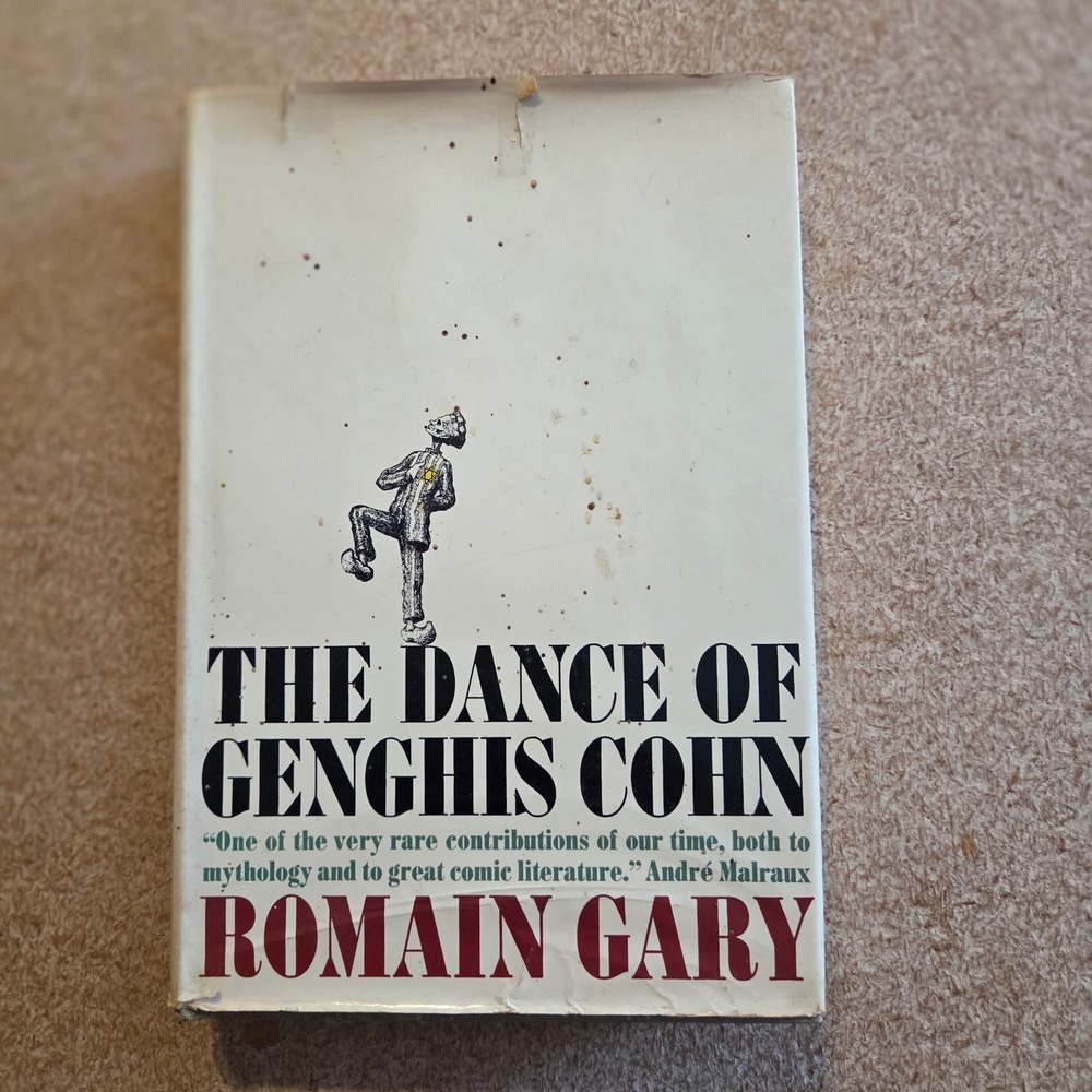 Romain Gary The Dance of Genghis Cohn 1968 First‎ Printing Hardcover Book DJ